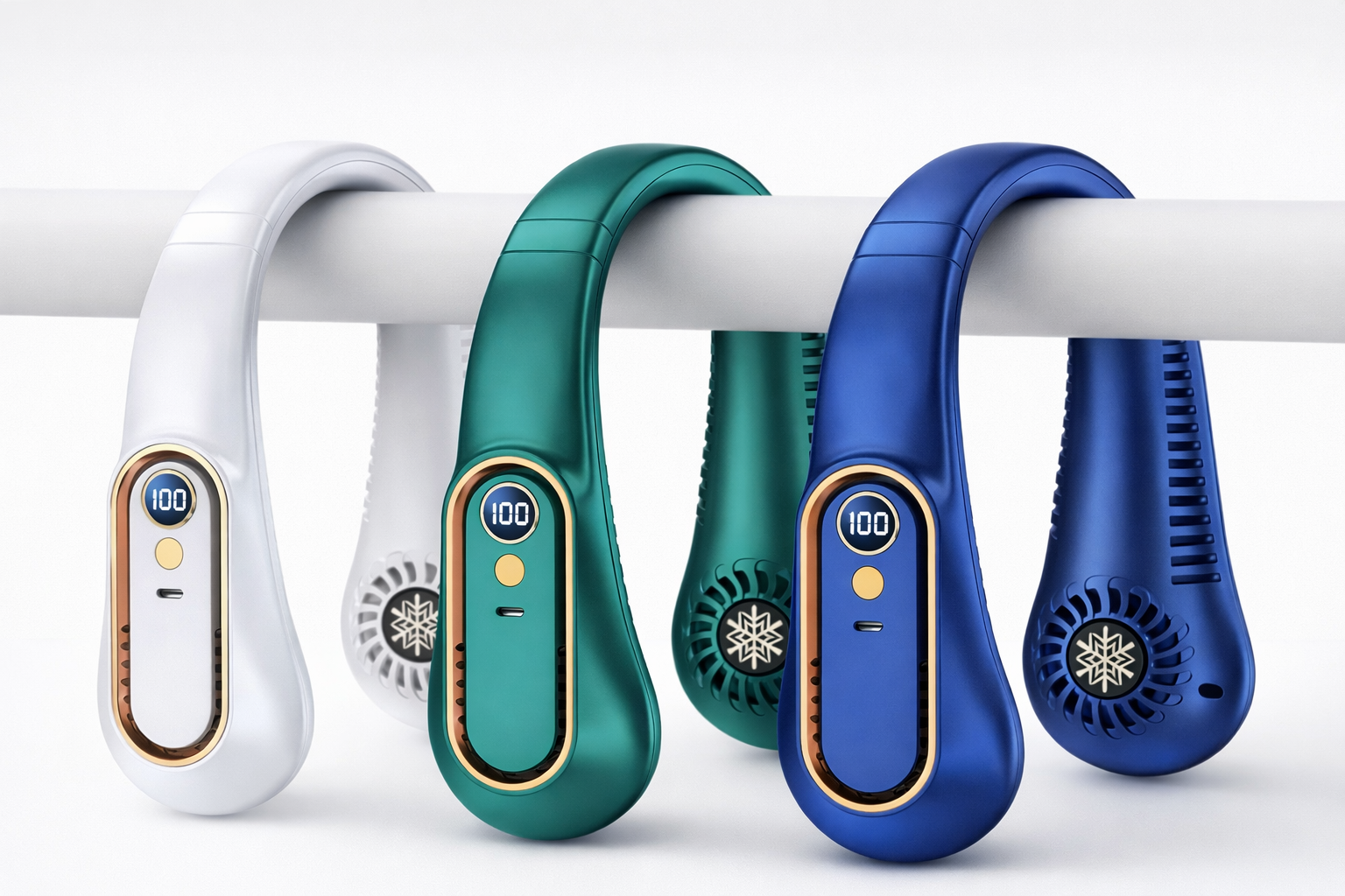 Stay Cool Anywhere — Hands-Free 3-Speed Neck Fan for Workouts & Outdoor Heat